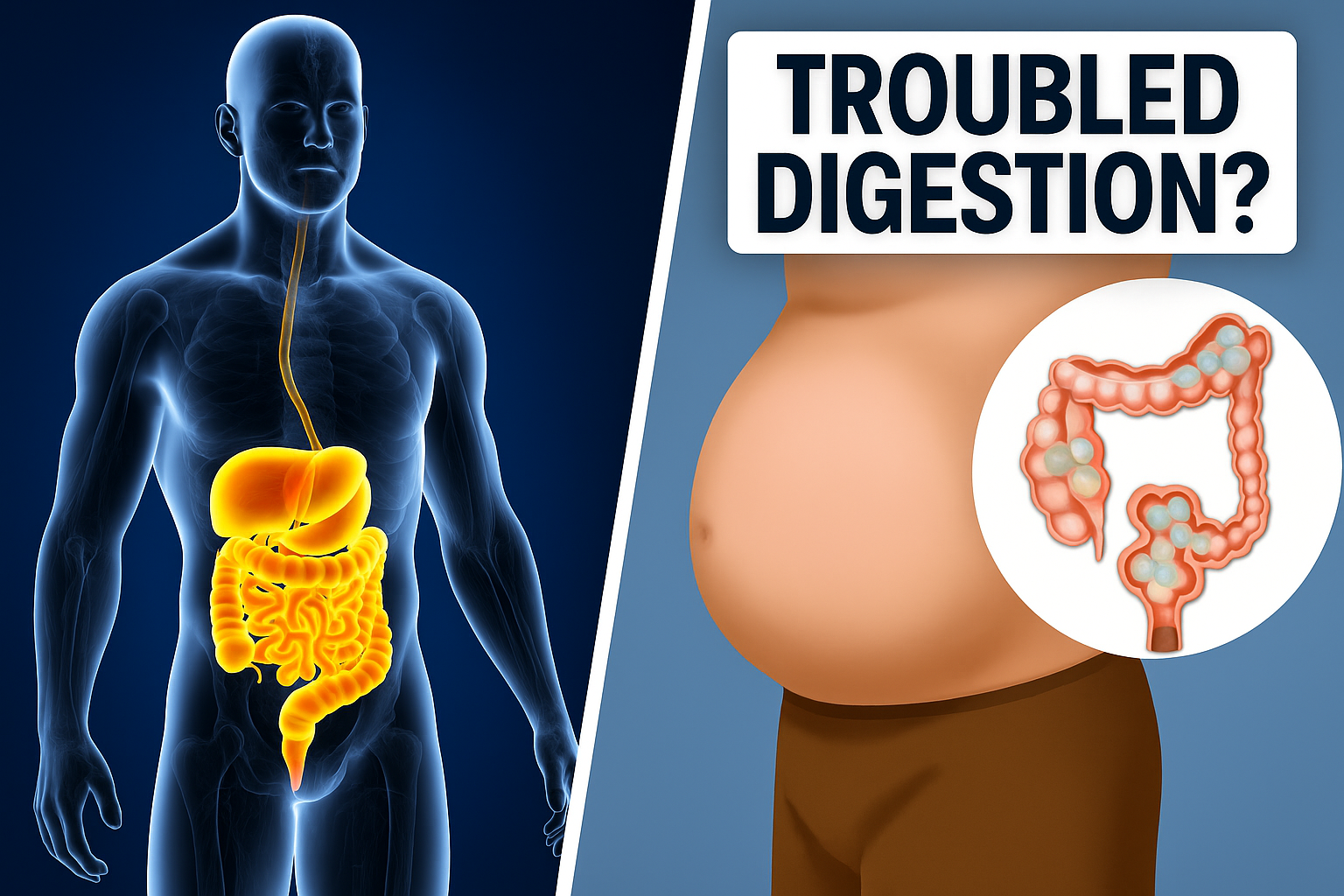 Digestive system illustration